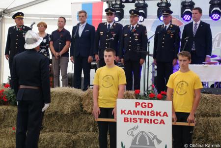 Gasilke in gasilci Prostovoljnega gasilskega društva Kamniška Bistrica bogatejši za novo vozilo in motorno črpalko (51)